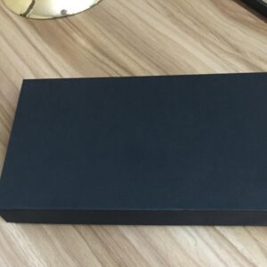 Black Die Cut Paper Custom Product Shape Box