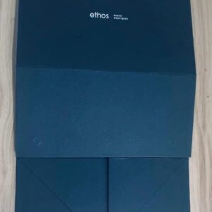 Black With Printed Flat pack Box