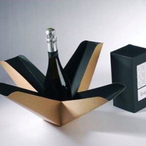 Kraft Paper Wine Bottle Box