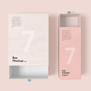 Multi Type Printed Pink Shade Box