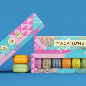 Printed Display Macaroons Box