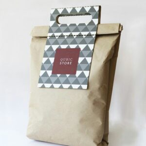 Custom Die Cut Handel Paper Bag (1)