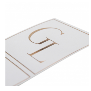 Gold Foil Printed Sticker