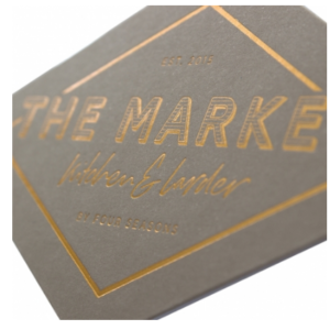 Gold Foil Printed Tag 1