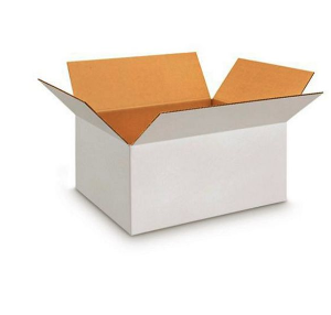 White Center Tape Corrugated Box