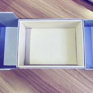 Ocean blue color jewellery box