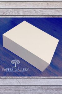 White Flat Pack Box