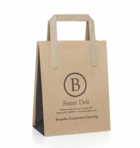 Kraft Paper Printed Carry Bag