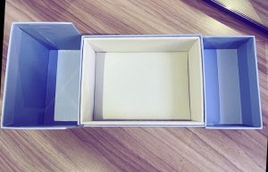 Ocean blue color jewellery box