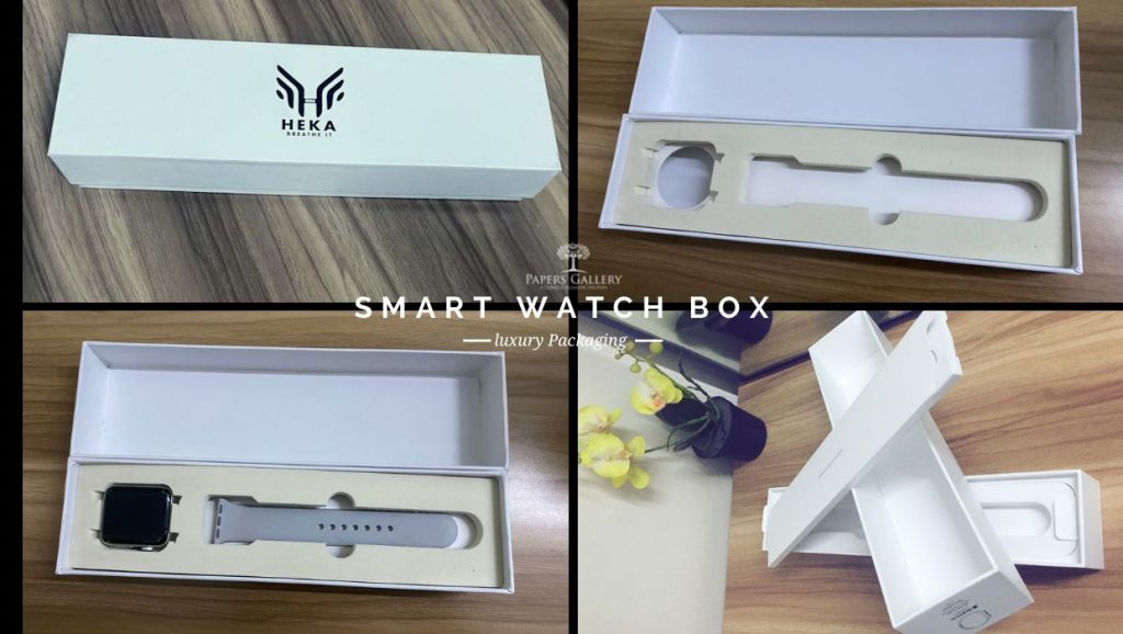Smart watch with hard box packaging