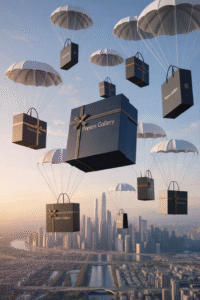 premium packaging in use