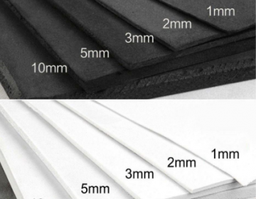 Protective Eva Foam In white, gray and Black in colour.